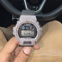 VVS1 Moissanite Iced Out GShock Watch