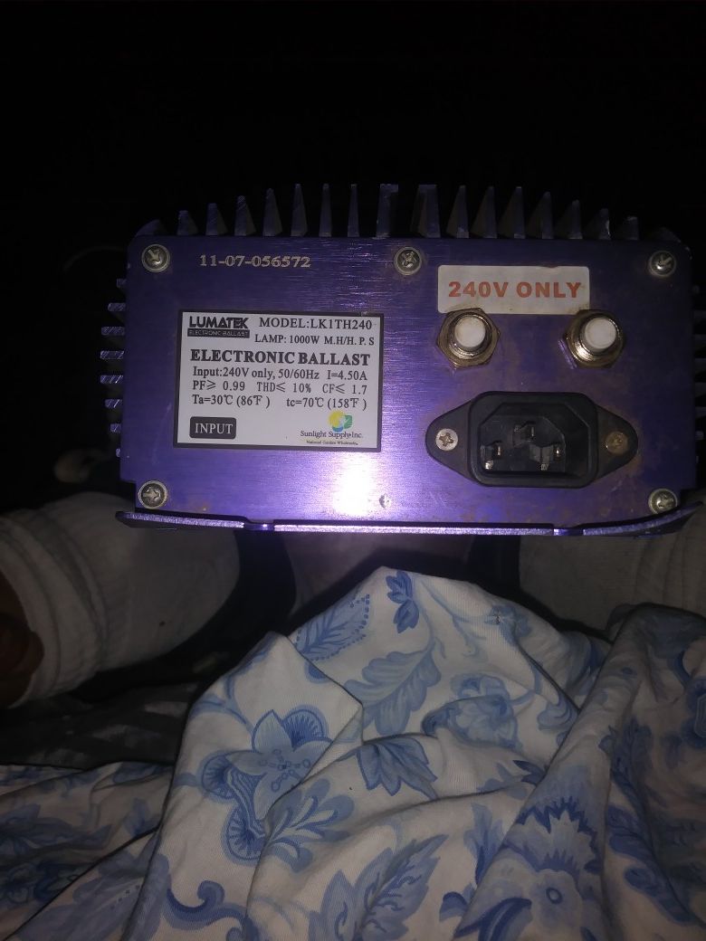 ELECTRONIC BALLAST 1000W LUMATEK