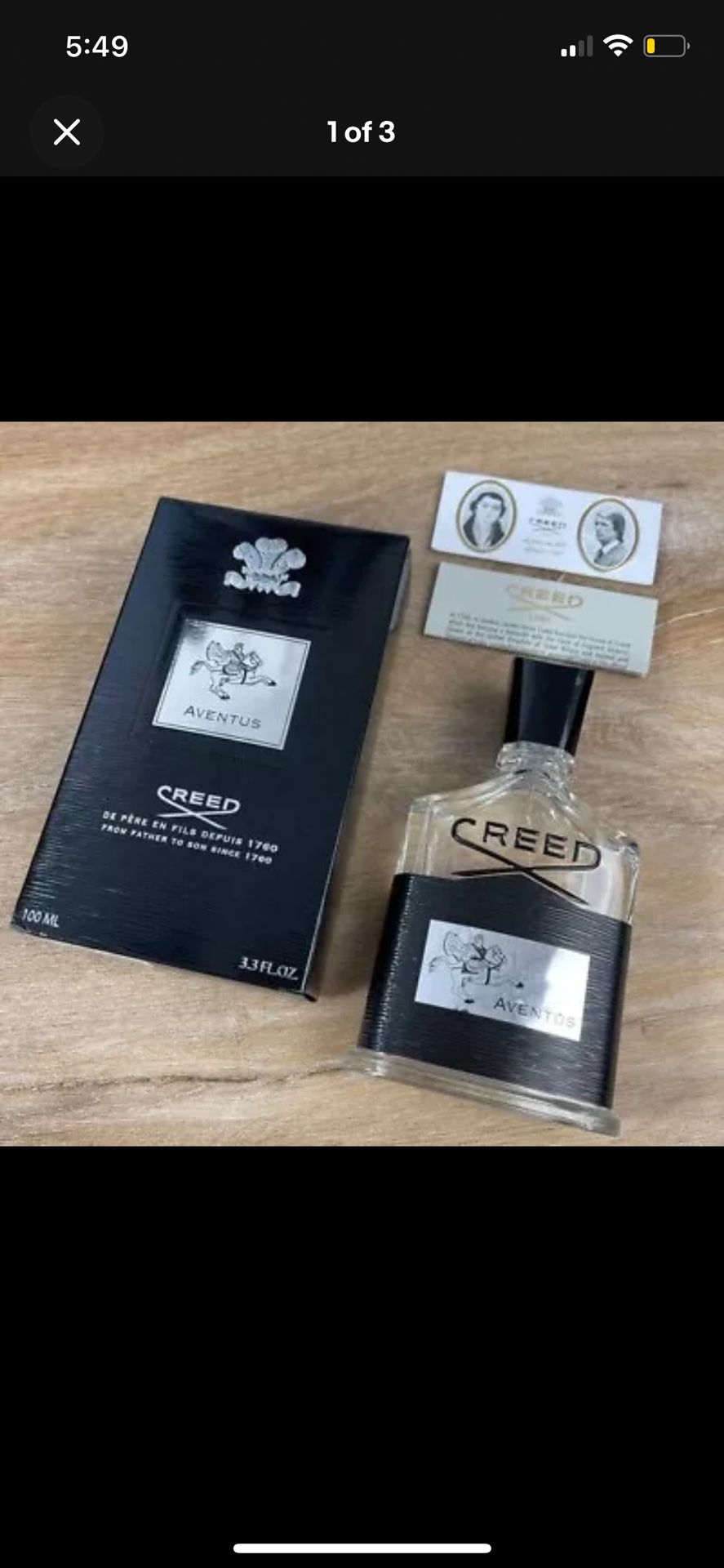 Creed Men’s Perfume Brand New 