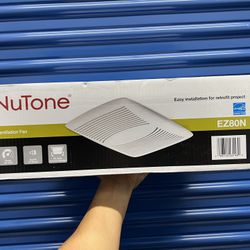 NuTone EZ Fit 80 CFM Bathroom Exhaust Fan Model EZ80N Ventilator • New