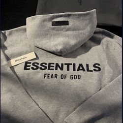 Dark oat essentials hoodie