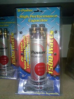 New 1.5 farad capacitor car audio