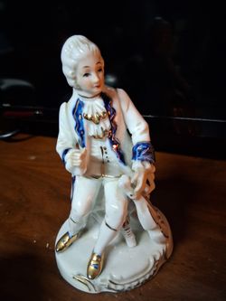 Vintage 1950's French Colonial Porcelain Figurine
