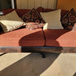 Beautiful Couch with throw pillows