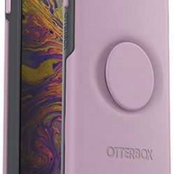 Otter + Pop Symmetry Series Phone Case for iPhone Xs / X - Mauveolous (Pink)