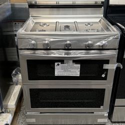 Samsung Flex Duo 30-in Double Oven Gas Range 