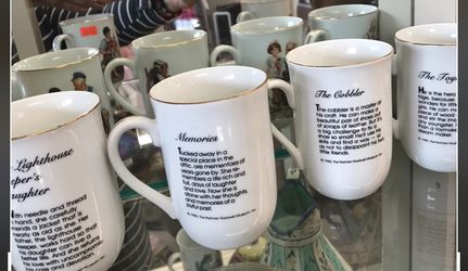 Norman Rockwell museum collection cups