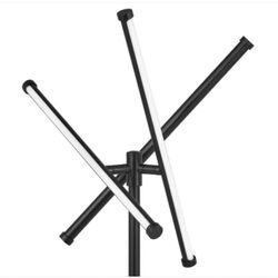 Gaines 63” Matte Black LED Floor Lamp w/ White Acrylic Shade – Brand New, Never Opened 