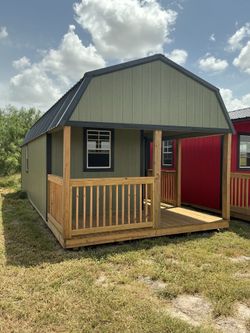 12 x 32 lofted barn cabin, premier