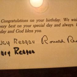 President White House Birthday Card