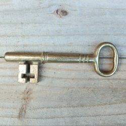Vintage Brass Big Key Skelton Key