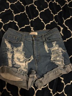 Denim Shorts Size Medium 
