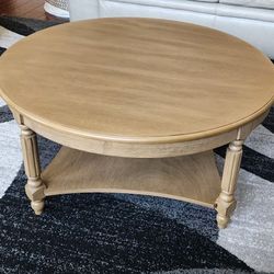 Solid Wood Coffee Table -- Antique Oak