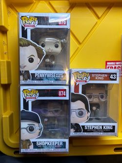 Funko Pop IT & Stephen King Bundle Set of 3