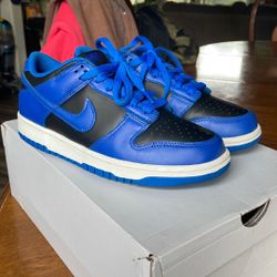Nike Dunk Low Sz 7 - Blue/Black - Gently Used