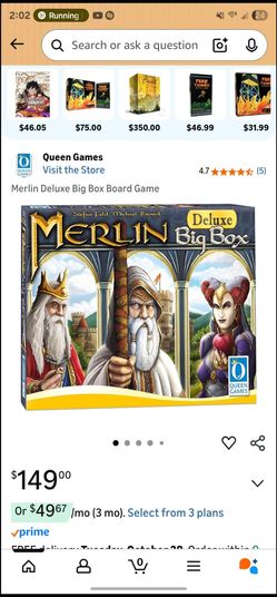 Merlin Board Game