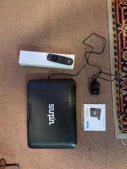 SUPIN PORTABLE DVD PLAYER 16.9 Inch Screen New No Box