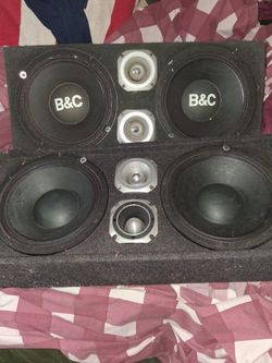 B&C speakers 10in 2 10md26-8 & 10md5558 2