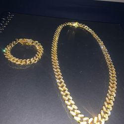 24" Gold Diamond Chain