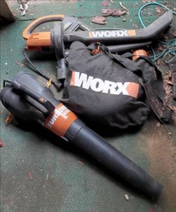 WORX used Muncher/blower & Turbo 450 w/ accessories