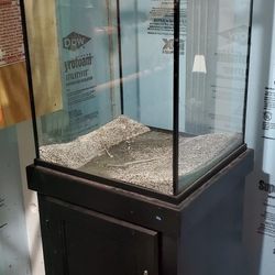 Fish Tank 47 Gallon & Cabinet