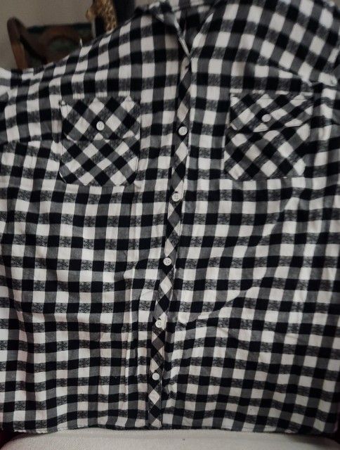 Women's Snowflake Button Up Shirt