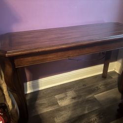 Heavy Wood Coffee and Sofa/Entry Table - price is for both. Will sell separately