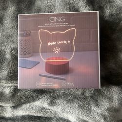 Acrylic Light Up Board With Marker. 