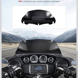 2014-23 HD Touring Black 9" Wave Windshield Windscreen