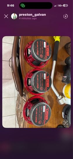 Ds18 red tip speakers