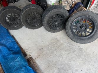 Wheels and tires for 6 lug Chevy trucks