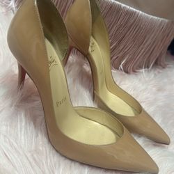 Christian Louboutin Iriza Patent 100 Size 5 US 