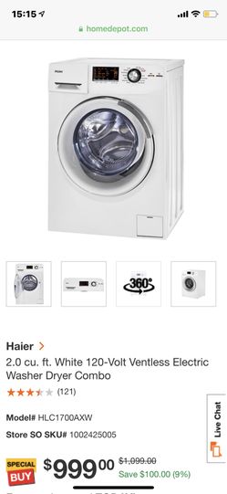 110v combo washer And dryer