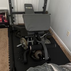 Weights And Workout Bench
