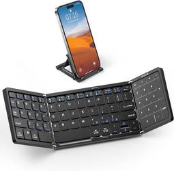 Folding Portable Wireless Keyboard with Touchpad