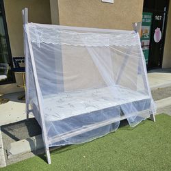 Brand New Twin Size Pink Teepe W/ Mattress $299