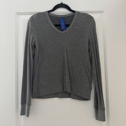 Kit + Ace Grey V-Neck Sweater