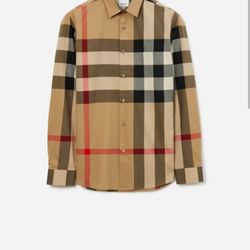 Burberry Archive Beige Check Button-Up Shirt