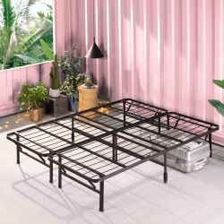 Zinus SmartBase Mattress Foundation, Cal King, Black
