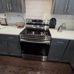 stove with air fryer 