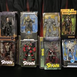 Action Figures Sold By Lot Of 8 