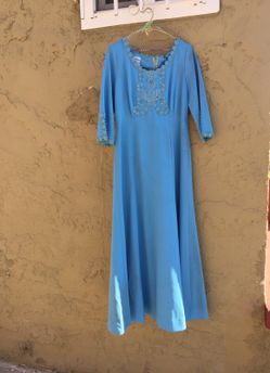 Vintage baby blue dress