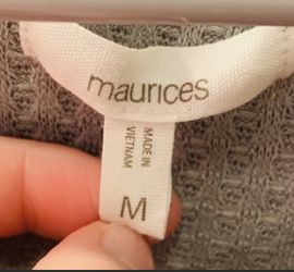 Maurices Ribbed Tunic Top Thumbnail
