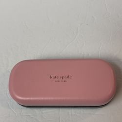 kate spade Sunglasses Case Pink Green Gold Clamshell