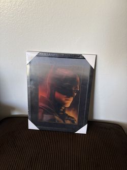 framed 3D lenticular poster featuring Batman. 