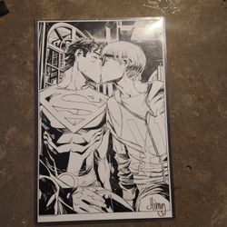 SIGNED John Timms Superman: Son of Kal-El #5 Splash , 2022