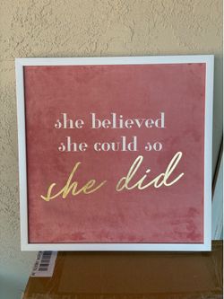 Wall decor / room decor / pink velvet wall art/ home decor/ room decor / inspirational quotes