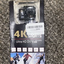 4K ultra HD water resistant camera