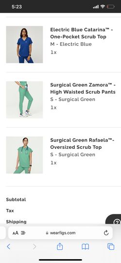 Figs Scrub Set In Limited Color Edition Surgical Green
