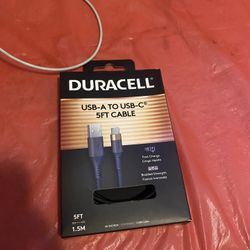 USB 5 Feet Cable Duracell 